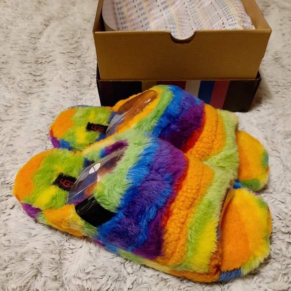 UGG Other - UGG Size 11 Rainbow Flip Flops